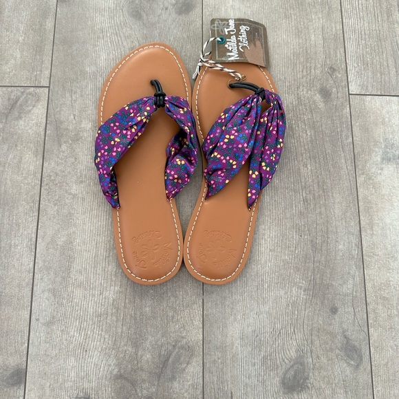 New Matilda Jane Women’s Sandals ‘Toes In the sand’ Flip Flops size 7 - Picture 5 of 12